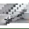 Mexen Nike vonia statoma 175 x 100 cm, balta, gun gray švitrinis - 54071751000-66