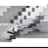 Mexen Nike laisvas vonia 175 x 100 cm, balta, šukos nikelis - 54071751000-97