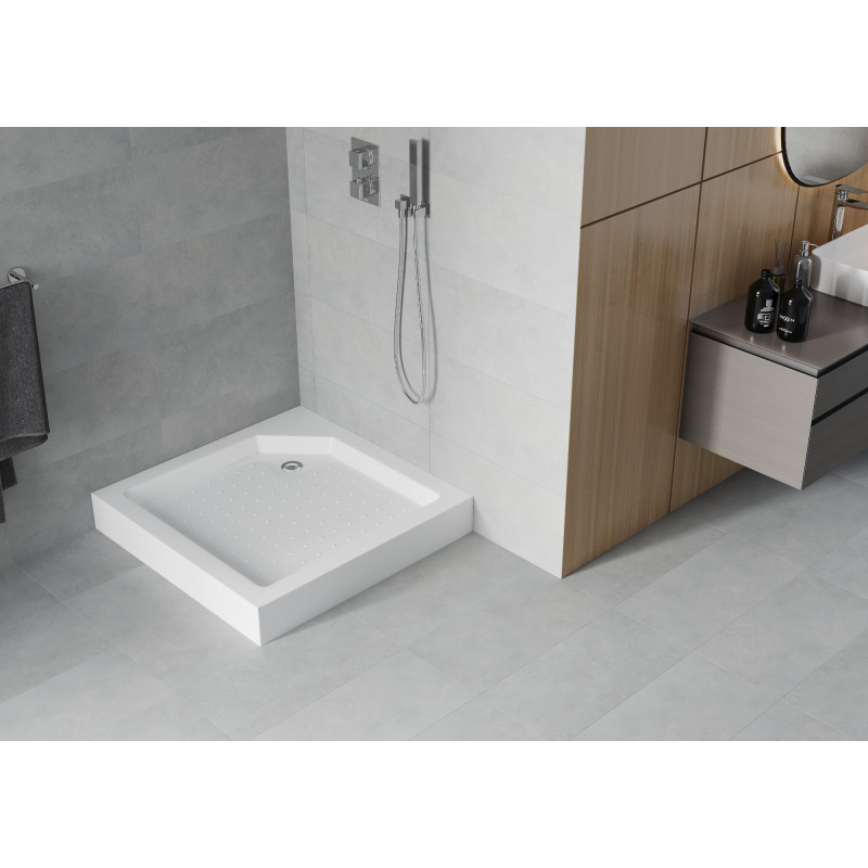 Mexen Rio kvadratinis dušo padėklas 90 x 90 cm, baltas - 45109090