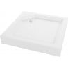 Mexen Rio kvadratinis padėklas 90 x 90 cm, baltas - 45109090