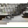 Mexen Roxy laisva vonia 180 x 85 cm, balta/juoda, auksinis perteklius - 51201808575-50