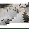Mexen Roxy laisvas 180 x 85 cm, balta / juoda, rožinė auksinė perteklius - 51201808575-60