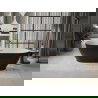 Mexen Roxy laisvai pastatoma vonia 180 x 85 cm, balta/juoda, šlifuotas vario perteklius - 51201808575-65