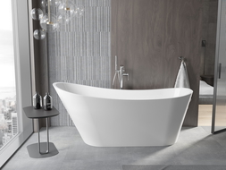 Mexen Alta laisvai stovinti vonia 170 x 75 cm, balta, chromo perteklius - 52141707500-01