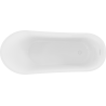 Mexen Alta vonios tubas laisvas 170 x 75 cm, balta, balta perpildymo anga - 52141707500-20