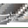 Mexen Alta laisvai stovinti vonia 170 x 75 cm, balta, gun gray šlifuotas perteklius - 52141707500-66