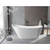 Mexen Alta laisvai stovinti vonia 170 x 75 cm, balta, juodas persipylimas - 52141707500-70