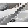 Mexen Alta laisva vonia 170 x 75 cm, balta, šlifuoto nikelio perteklius - 52141707500-97