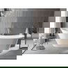 Mexen Alta laisva vonia 170 x 75 cm, balta, šlifuoto nikelio perteklius - 52141707500-97