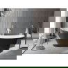 Mexen Alta freestanding vonia 170 x 75 cm, balta/juoda, balta pertrauka - 52141707575-20
