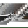 Mexen Alta laisvojo montavimo vonia 170 x 75 cm, balta/juoda, rožinė auksinė perpilimo anga - 52141707575-60