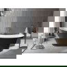 Mexen Alta laisvai pastatoma vonia 170 x 75 cm, balta/juoda, šlifuota vario perpildymo - 52141707575-65
