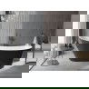 Mexen Alta laisvoji vonia 170 x 75 cm, balta/juoda, juodas nutekėjimas - 52141707575-70