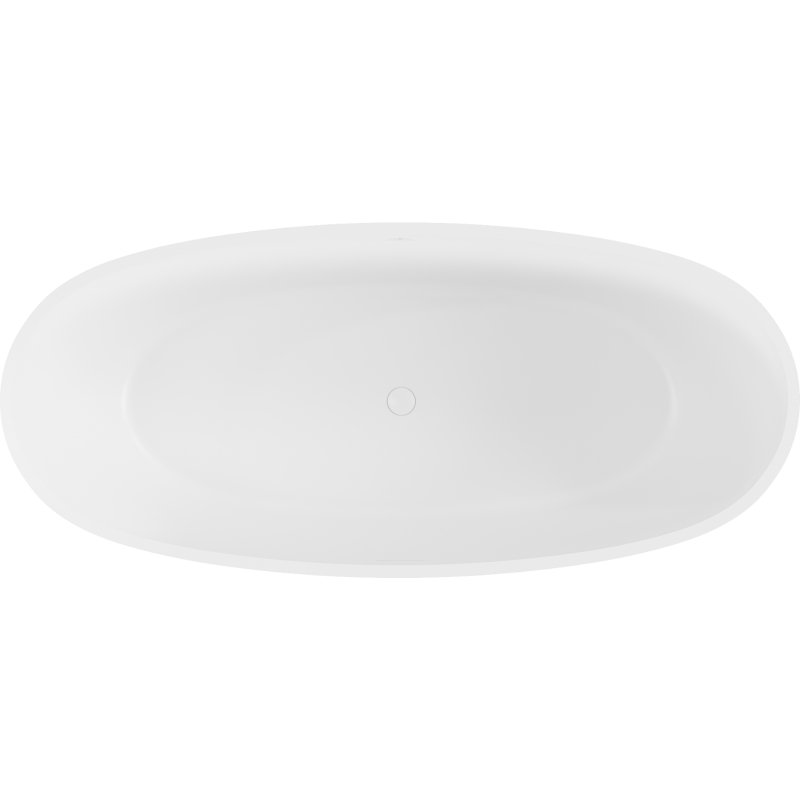Mexen Torino laisvai pastatoma vonia iš konglomerato 175 x 78 cm, balta matinė - 57271757800