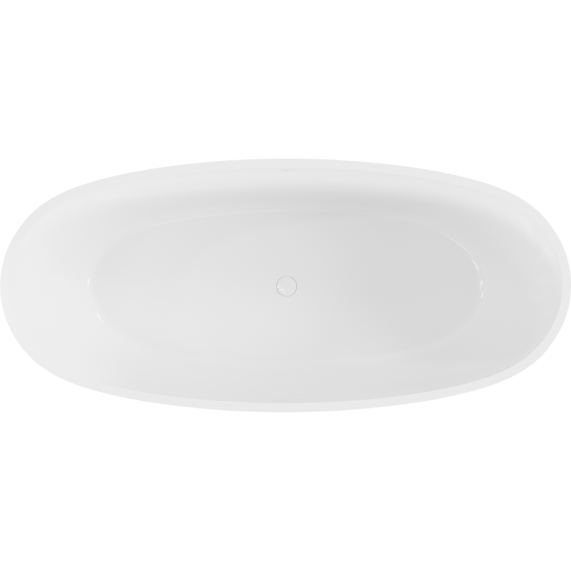 Mexen Torino laisvai pastatoma konglomerato vonia 175 x 78 cm, blizgi balta - 57271757810