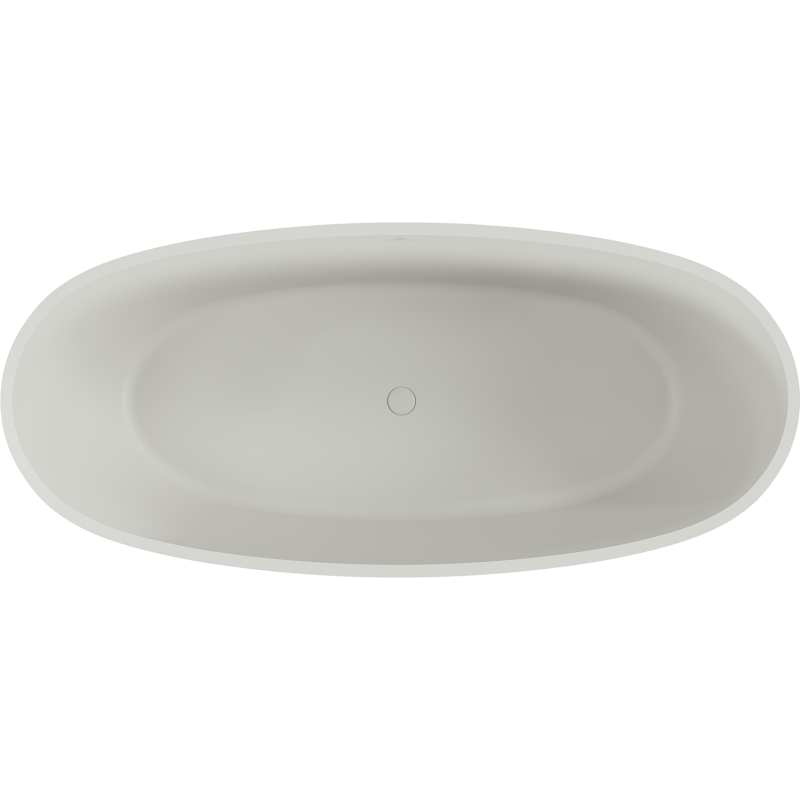 Mexen Torino laisvai pastatoma vonia iš konglomerato 175 x 78 cm, betonas matinis - 57271757861