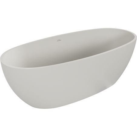 Mexen Torino laisvai pastatoma vonia iš konglomerato 175 x 78 cm, betono matinė - 57271757861