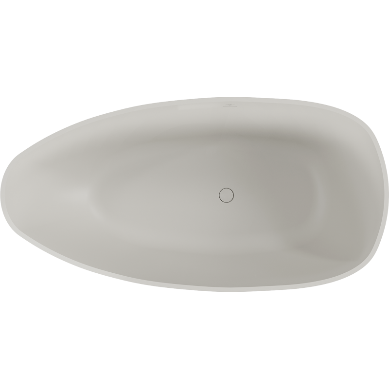 Mexen Imola laisvai pastatoma vonia iš konglomerato 150 x 77 cm, betonas matinis - 57281507661