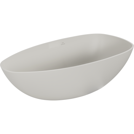 Mexen Imola laisvai pastatoma vonia iš konglomerato 150 x 77 cm, matinis betonas - 57281507661