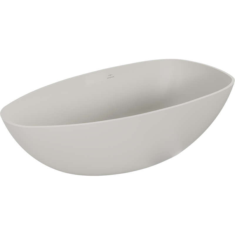 Mexen Imola laisvai pastatoma vonia iš konglomerato 160 x 81 cm, betonas matinė - 57281608061