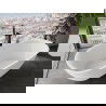 Mexen Siena laisvai pastatoma vonia iš konglomerato 170 x 80 cm, balta matinė - 57291708000