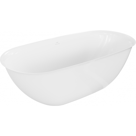Mexen Siena laisvai pastatoma konglomerato vonia 170 x 80 cm, balta blizgi - 57291708010