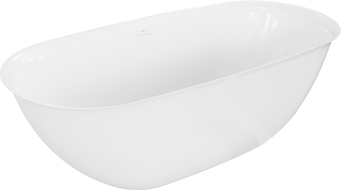 Mexen Siena laisvai pastatoma konglomerato vonia 170 x 80 cm, balta blizgi - 57291708010