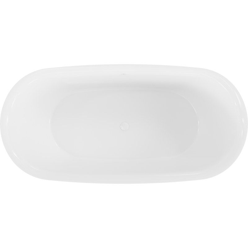 Mexen Siena laisvai pastatoma konglomerato vonia 170 x 80 cm, balta blizgi - 57291708010