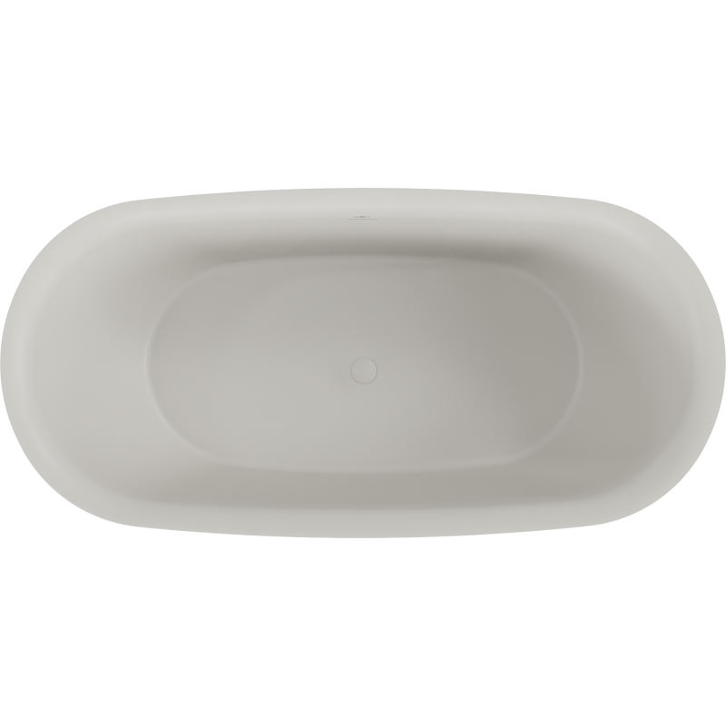 Mexen Siena laisvai pastatoma vonia iš konglomerato 170 x 80 cm, betono matinė - 57291708061