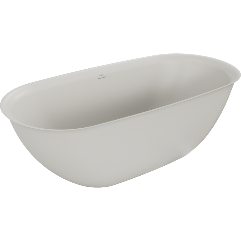 Mexen Siena laisvai pastatoma vonia iš konglomerato 170 x 80 cm, matinė betonas - 57291708061