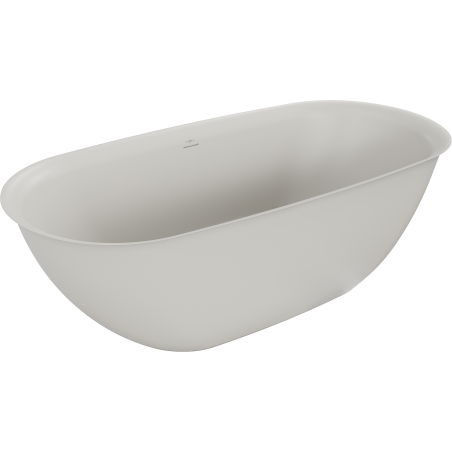 Mexen Siena laisvai pastatoma vonia iš konglomerato 170 x 80 cm, betono matinė - 57291708061