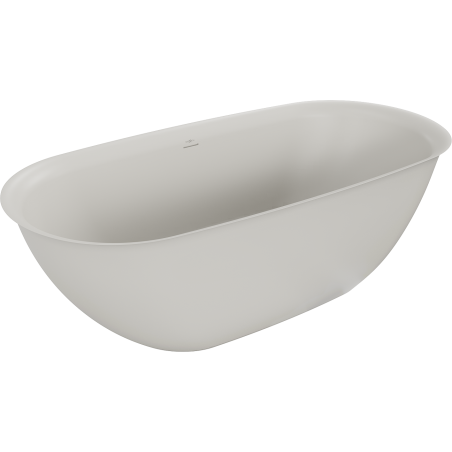 Mexen Siena laisvai pastatoma vonia iš konglomerato 170 x 80 cm, matinė betonas - 57291708061