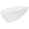 Mexen Milano laisvai pastatoma vonia iš konglomerato 150 x 82 cm, balta matinė - 57301508500