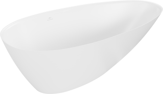 Mexen Milano laisvai pastatoma vonia iš konglomerato 150 x 82 cm, balta matinė - 57301508500