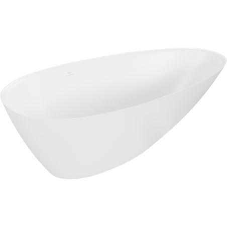 Mexen Milano laisvai pastatoma vonia iš konglomerato 170 x 86 cm, balta matinė - 57301708500