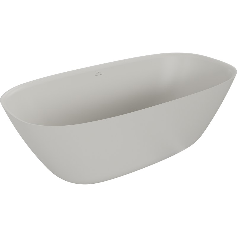 Mexen Como laisvai pastatoma konglomerato vonia 150 x 82 cm, matinė betonas - 57311508261