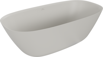 Mexen Como laisvai pastatoma konglomerato vonia 150 x 82 cm, matinė betonas - 57311508261