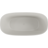 Mexen Como laisvai pastatoma konglomerato vonia 150 x 82 cm, matinė betonas - 57311508261