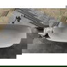 Mexen Como laisvai pastatoma konglomerato vonia 150 x 82 cm, matinė betonas - 57311508261
