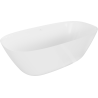 Mexen Como laisvai pastatoma vonia iš konglomerato 170 x 82 cm, blizgi balta - 57311708210
