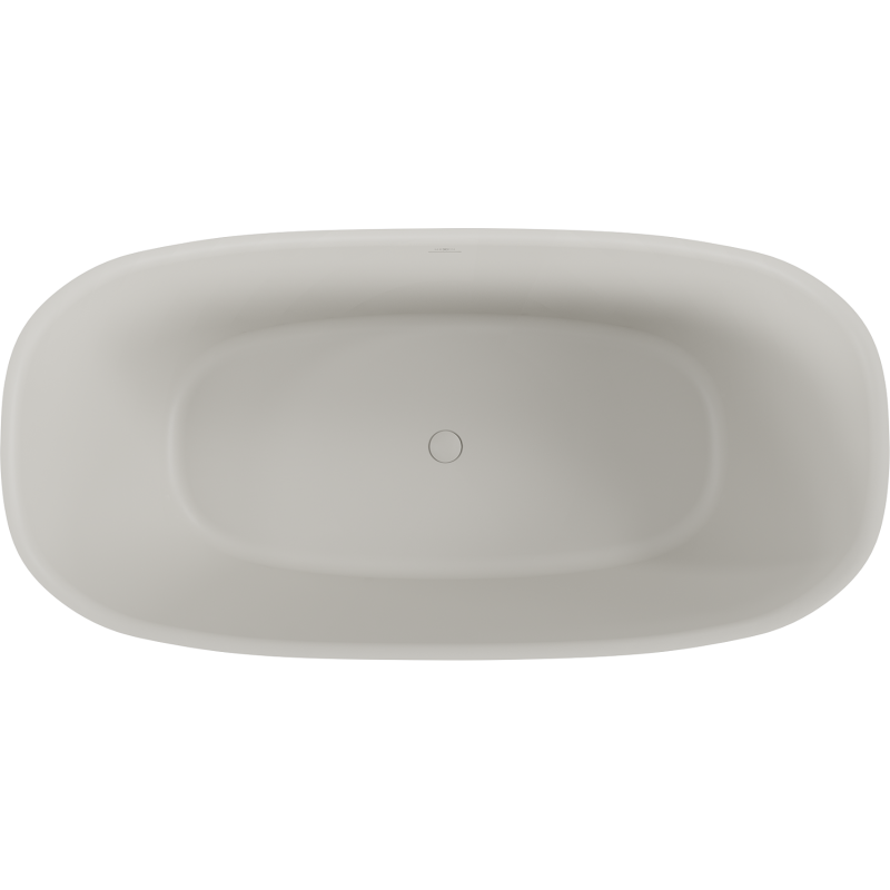 Mexen Como laisvai stovinti vonia iš konglomerato 170 x 82 cm, betonas matinis - 57311708261