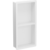 Mexen X-Wall-K nišinė lentyna iš konglomerato 62,2 x 30,7 cm, balta - 1900623010