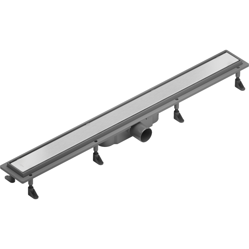 Mexen Flat ABS linijinis nutekėjimas 2v1 80 cm, inox- 1069080
