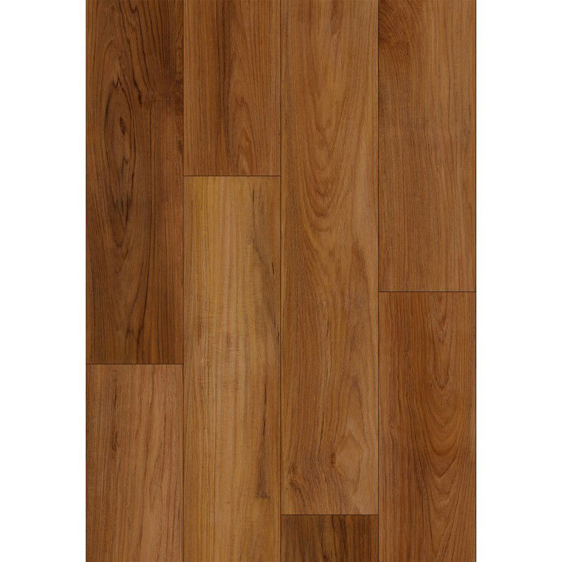 Mexen Lubbock  vinilinės plokštės 1240 x 182 mm SPC 6,5 mm, IXPE pagrindas 1,5 mm, 4 V-Fuga, Teak - F1092-1240-182-505-4V1-08
