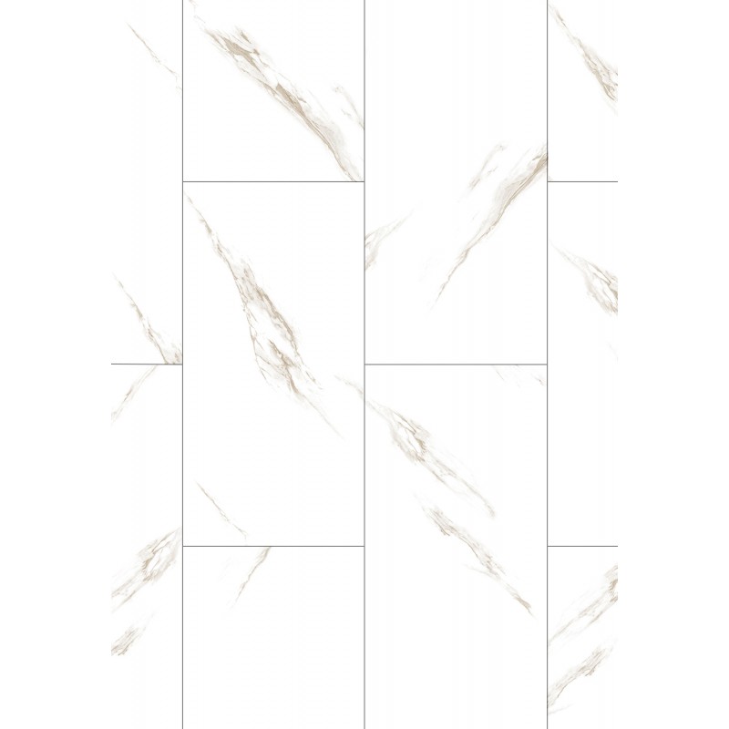 Mexen River White  vinilinės plokštės 610 x 305 mm SPC 6,5 mm, IXPE poliuretanas 1,5 mm, 4 V-Fuga, Jazz White