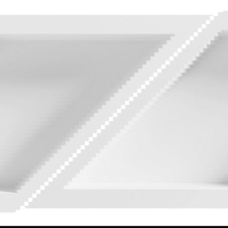 Mexen X-Wall-S nišinė lentyna SMC su flanšu 35,5 x 40,7 cm, balta - 1901354109