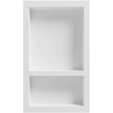Mexen X-Wall-S nišinė lentyna SMC su apvadu 68,6x40,7 cm, balta - 1901694109