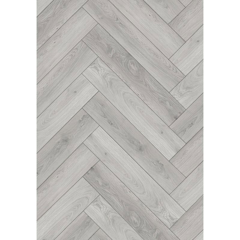 Mexen Saguaro  vinilinės herringbone plokštelės 635 x 127 mm SPC 6,5 mm, IPEX pagrindas 1,5 mm, 4 V-groove, Ąžuolas