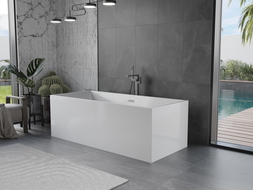 Mexen Vigo laisva vonia 178,5 x 80 cm, balta, gun gray šlifuota - 51251788000-66