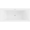 Mexen Vigo laisvas stovintis vonia 178,5 x 80 cm, balta/juoda, chromo perpildymas - 51251788075-01